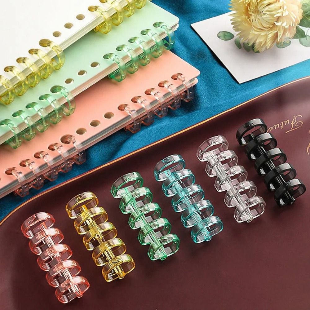 10 قطع من حلقات التدبيس البلاس - مراجعة Binding Comb Plastic وسعره
