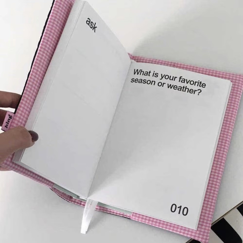 غلاف كتاب A5 مبطن من القطن بنم - مراجعة Notebook Dotted A5 وسعره