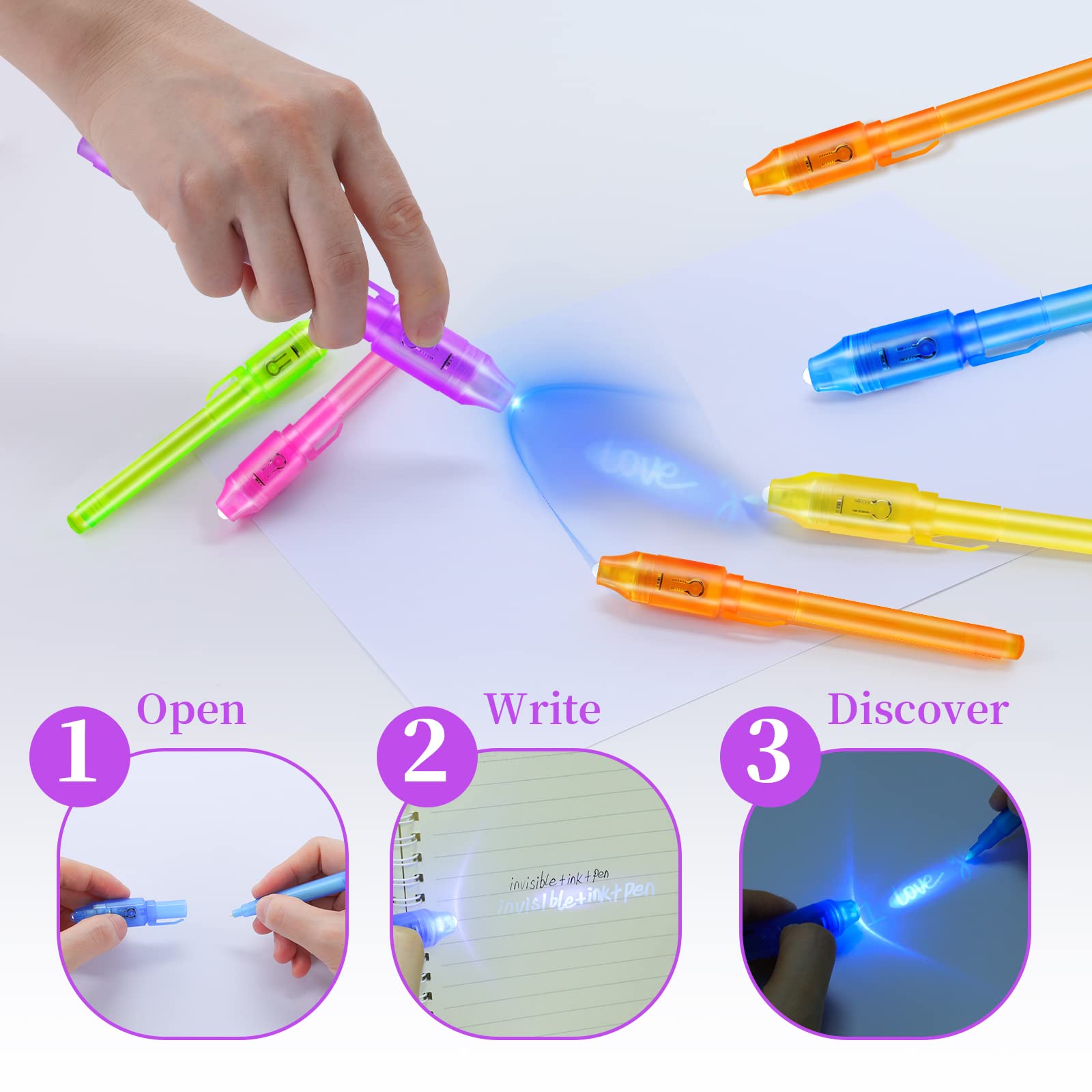 10 قطعة قلم حبر غير مرئي قلم س - مراجعة Highlighter Set Pastel وسعره