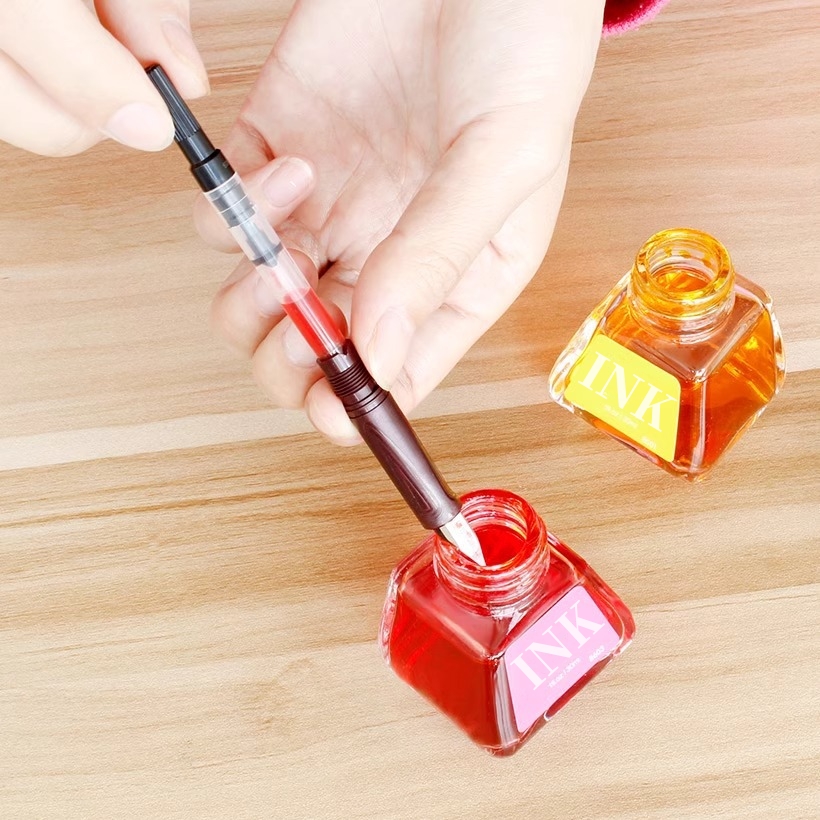 حبر دراينك 30 سي سي، 16 لونًا، - مراجعة Fountain Pen Ink وسعره