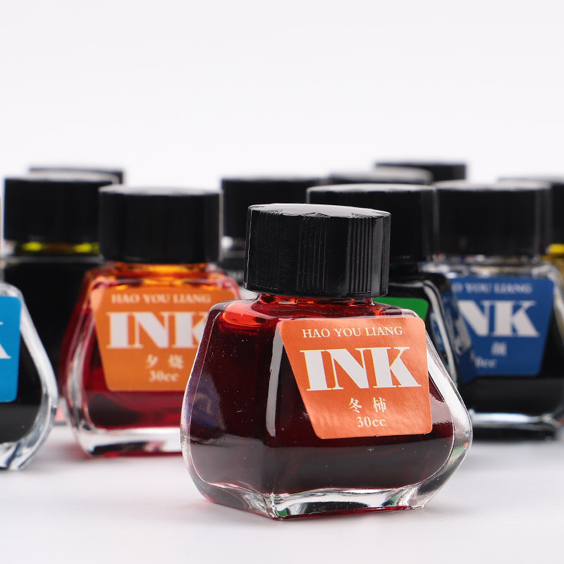 حبر دراينك 30 سي سي، 16 لونًا، - مراجعة Fountain Pen Ink وسعره