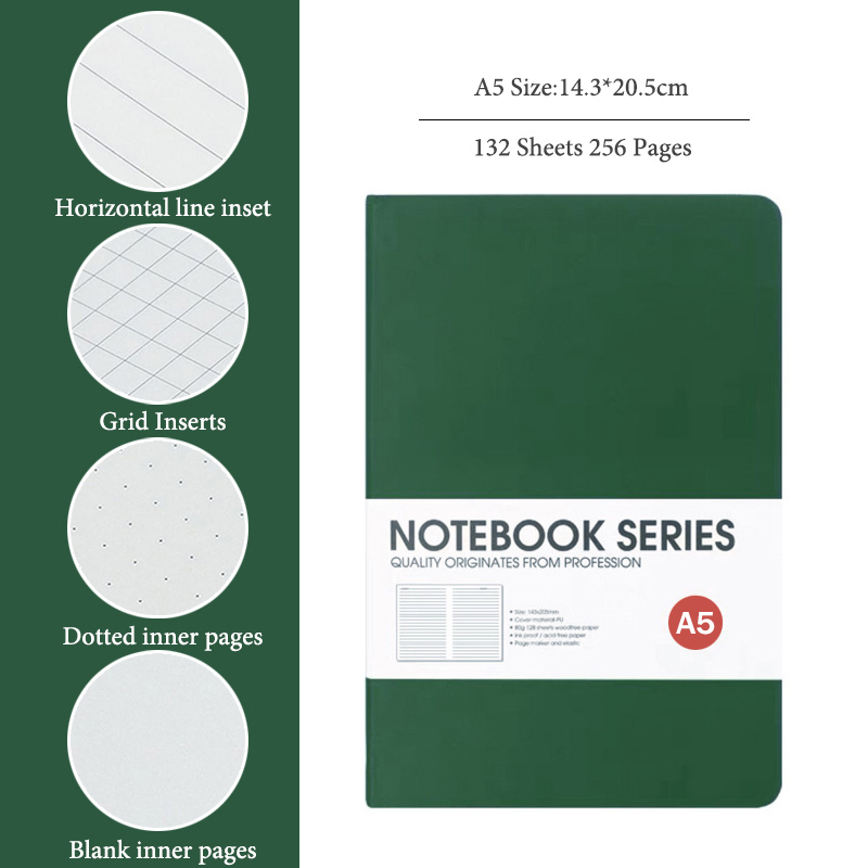 دفاتر ملاحظات A5، 4 أنواع من ا - مراجعة Notebook Dotted A5 وسعره