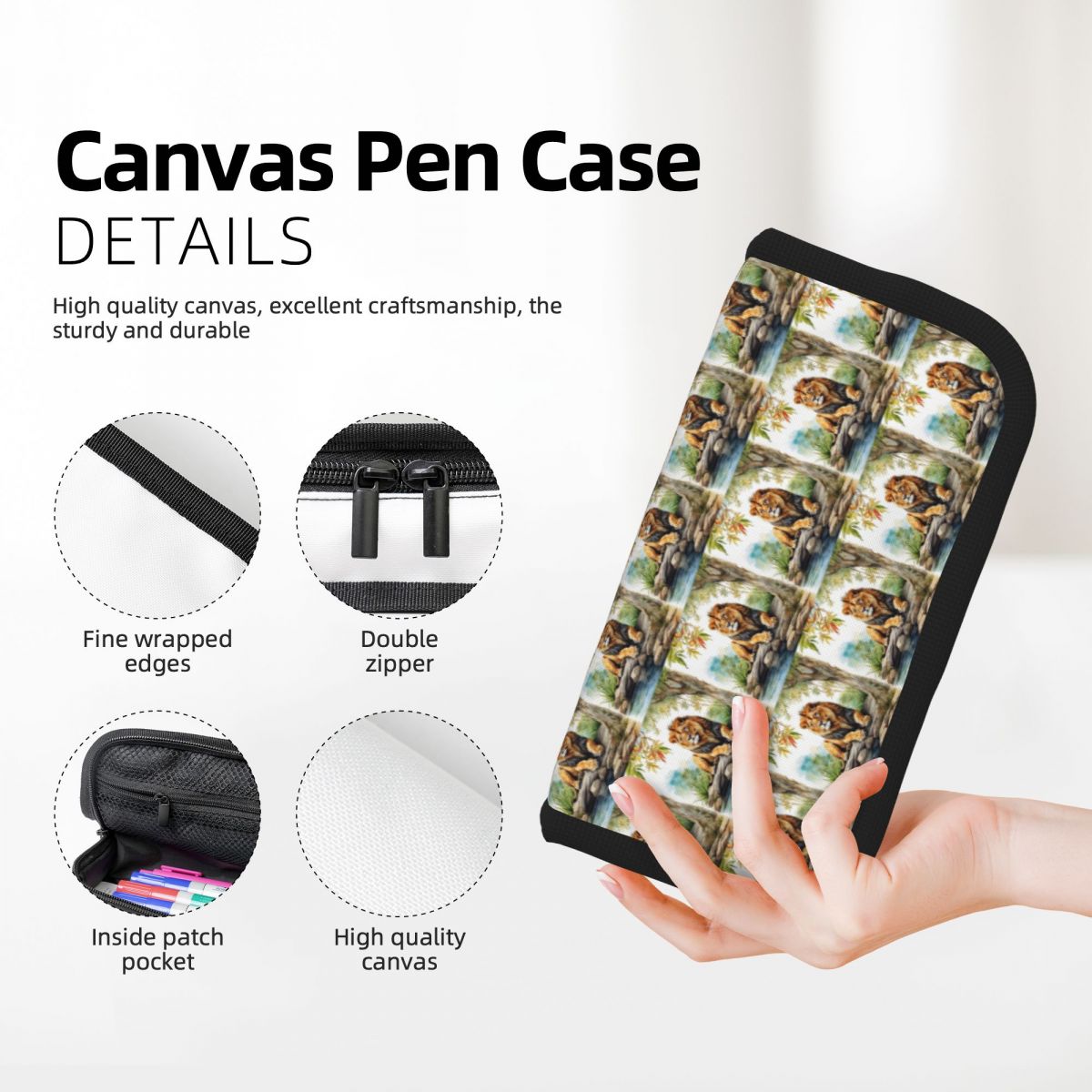 حافظات أقلام رصاص بتصميم أسد ف - مراجعة Lion Stationery & Office Supply(Kunshan)Co.Ltd وسعره