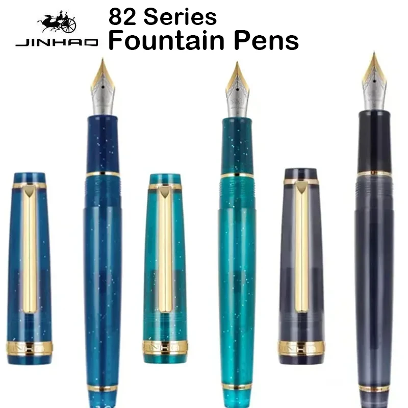 Jinhao 82 قلم حبر فاخر شفاف ال - مراجعة Stationery Supply Business وسعره
