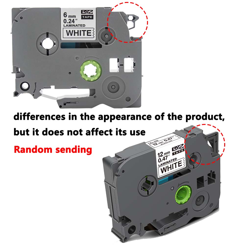 شريط لاصق TZe211 Ptouch مقاس 6 - مراجعة Label Printer Tape وسعره