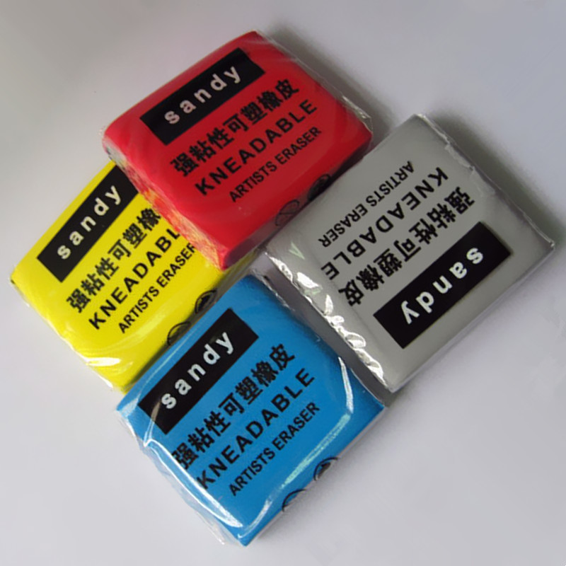 العجن المطاط الباستيل رسم الرس - مراجعة Rubber Eraser Kneaded وسعره
