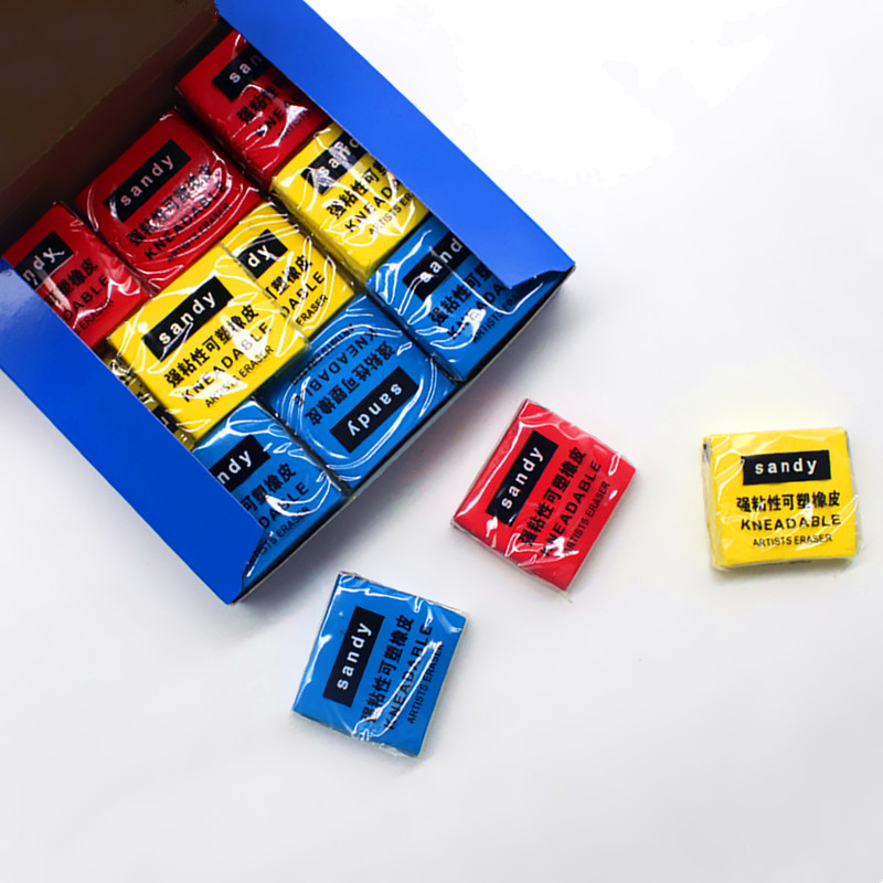 العجن المطاط الباستيل رسم الرس - مراجعة Rubber Eraser Kneaded وسعره