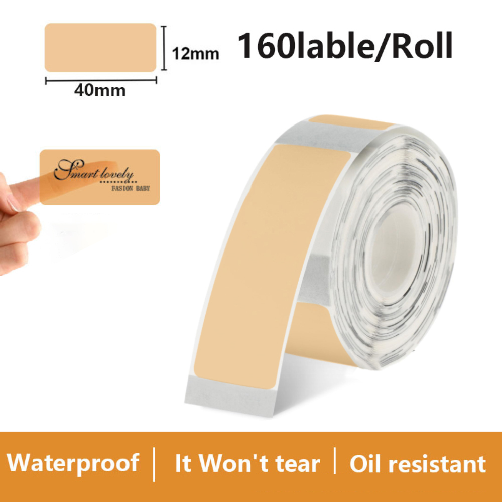 ملصق شفاف 12*40 مللي متر 160 ق - مراجعة Label Printer Tape وسعره