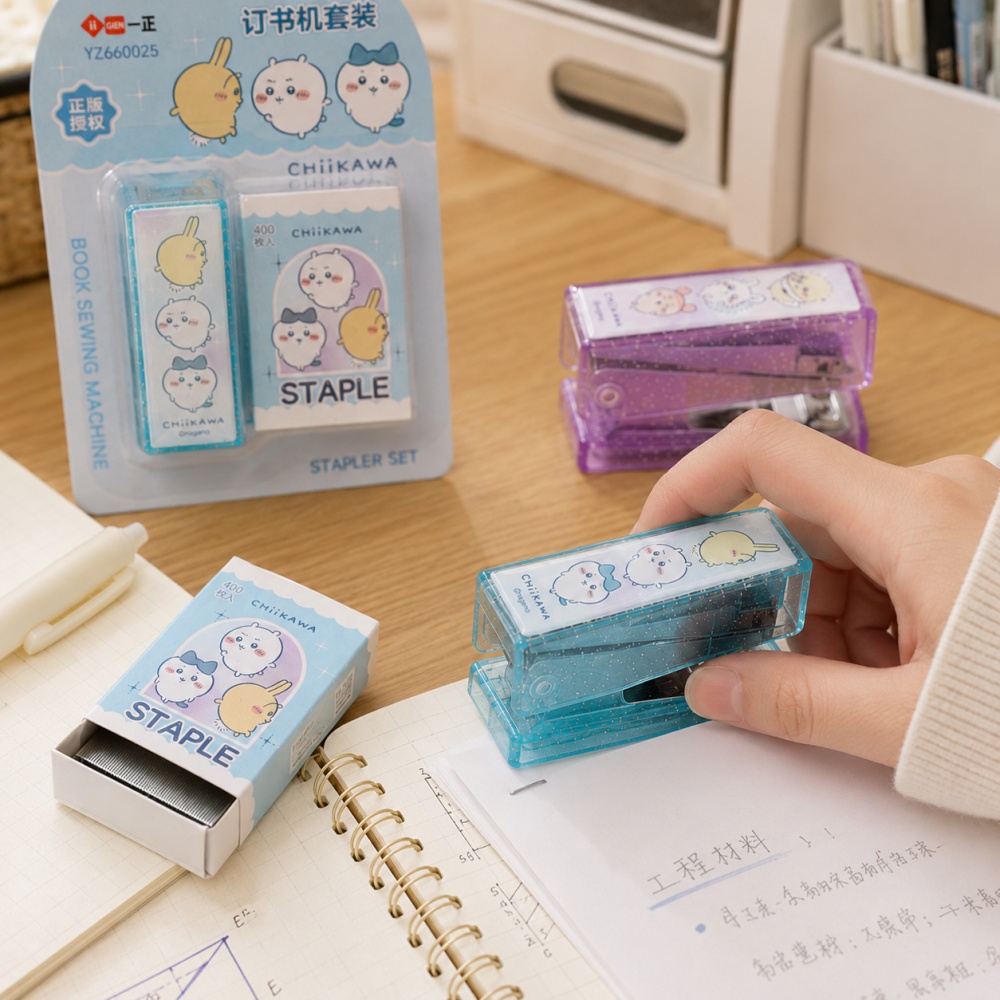 مجموعة دباسة تشييكاوا الأصلية  - مراجعة Office Supply Office Stationery Items وسعره