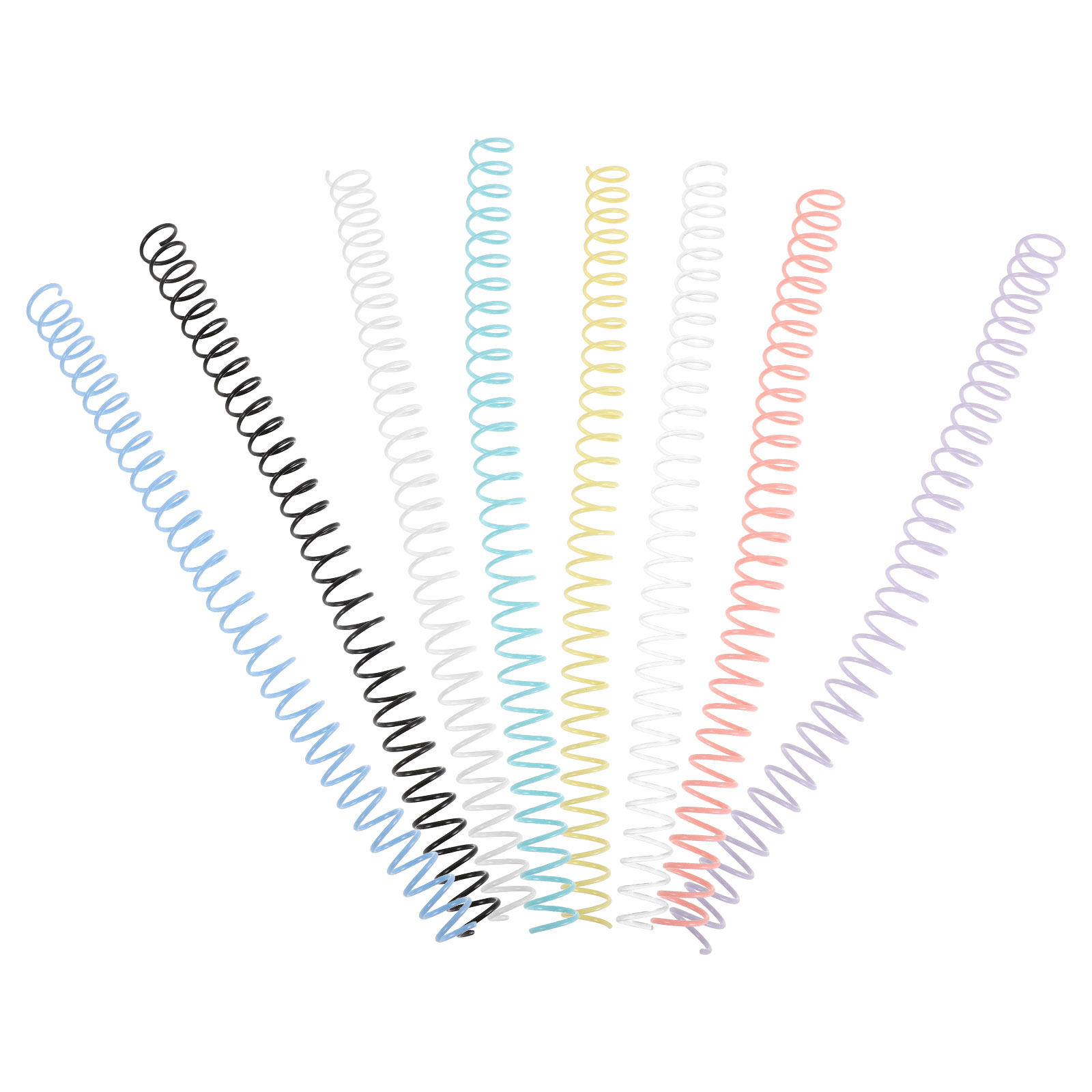 8 قطع من حلقات التدبيس البلاست - مراجعة Binding Comb Plastic وسعره