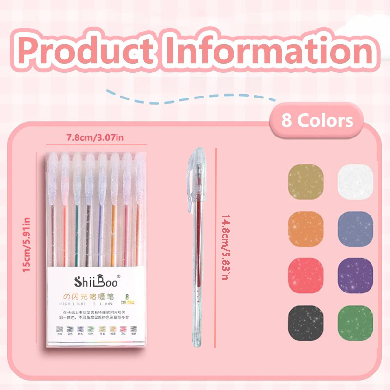 مجموعة أقلام جل لامعة بـ 8-60  - مراجعة Highlighter Set Pastel وسعره