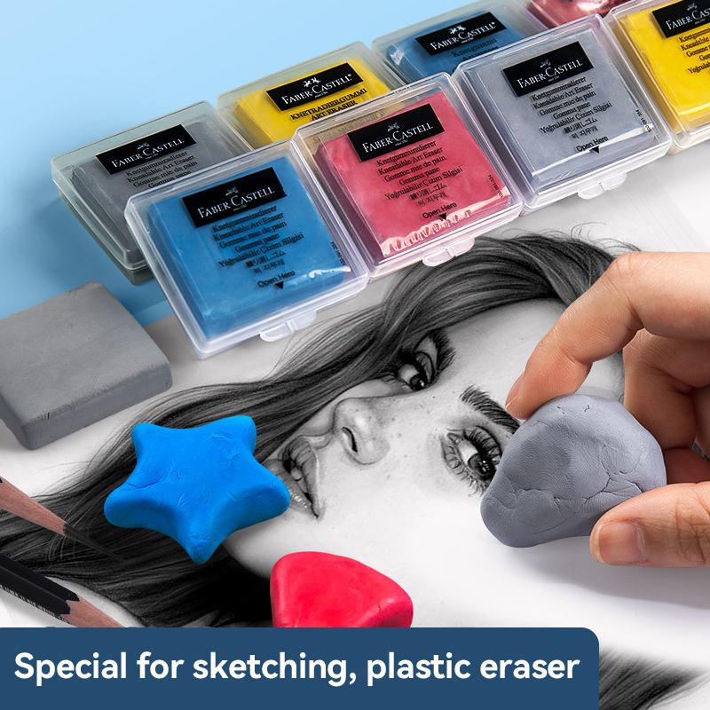 ممحاة فابر كاستل المطاطية النا - مراجعة Rubber Eraser Kneaded وسعره