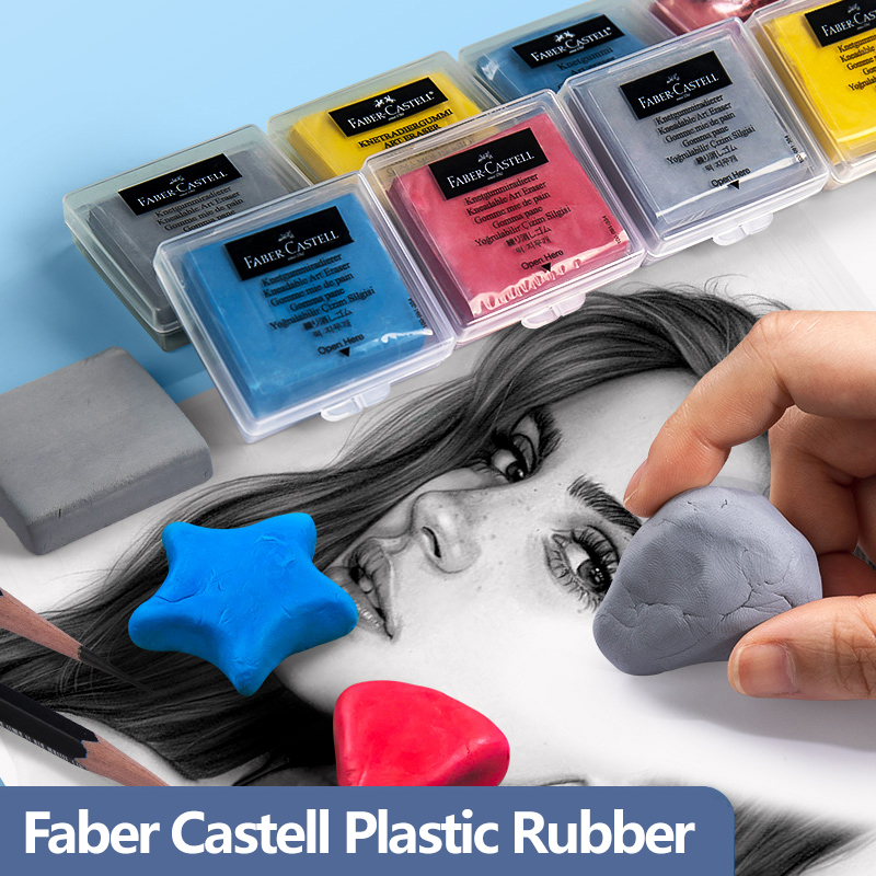 فابر كاستل اللدونة المطاط 4 قط - مراجعة Rubber Eraser Kneaded وسعره