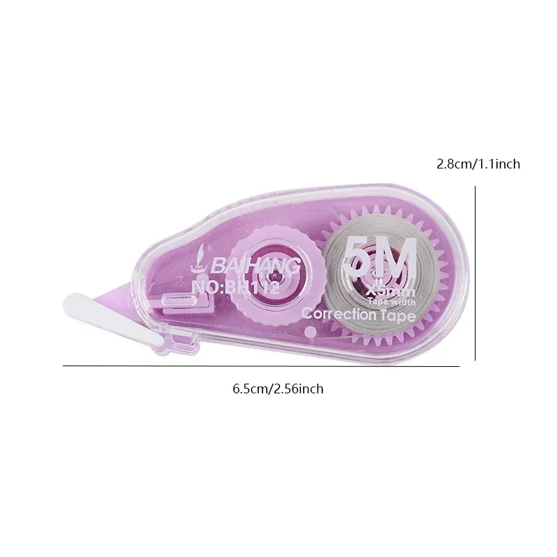6 قطعة/مجموعة شريط تصحيح أبيض  - مراجعة Correction Tape Roller وسعره