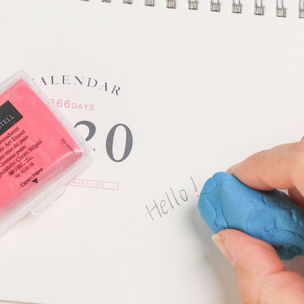 ممحاة مطاطية مرنة ملونة قابلة  - مراجعة Rubber Eraser Kneaded وسعره